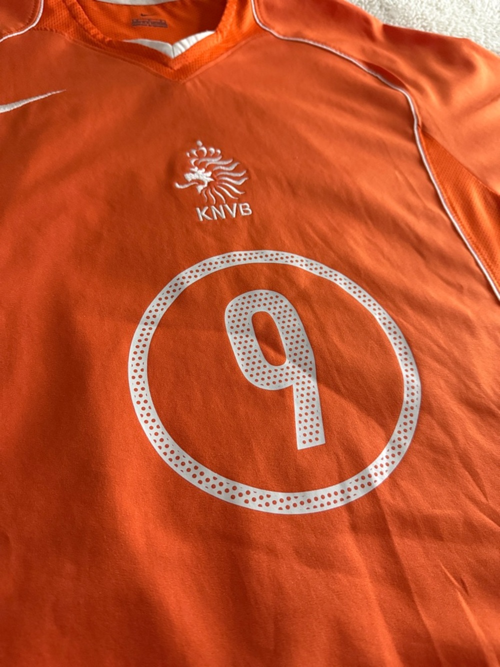 VINTAGE Netherlands 🇳🇱 #9 Ruud Van Nistelrooy Euro 2004 Home Nike Jersey - Picture 7 of 9